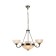 Suspended lamp Freya Fr2012-PL-06-Bz Herbert, 770x770x1000 mm, E27, 6x60W, bronze color