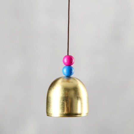 Music of winds with a catfish catfish "Circle with brushes" 4 bells d = 10 length 40 cm-4