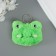 Fluffy on the ring "Frog" Pischak 7x9.5x2.5 cm