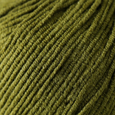 Yarn "Jeans" 55% cotton, 45% acrylic 160m/50g (82 khaki)-2
