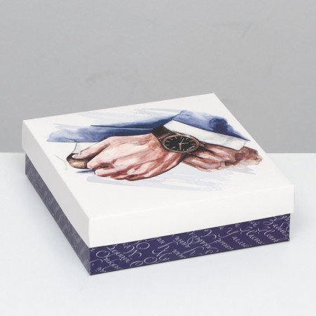Folding box, "brutal gift" 20 x 20 x 6 cm-1