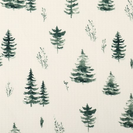 Sheet for the bath "Christmas trees" 150x180 cm, cotton, waf. canvas-2