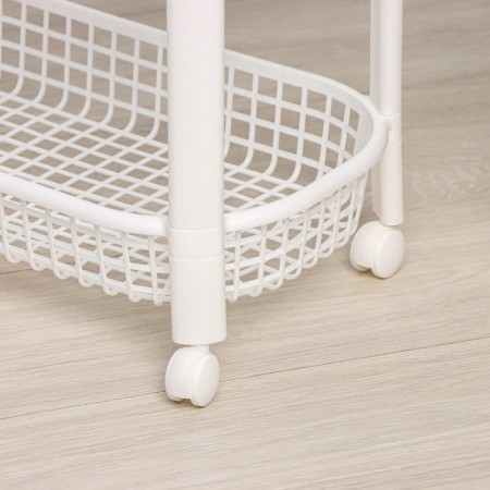 Floor floor 4 section, on wheels, white color-3