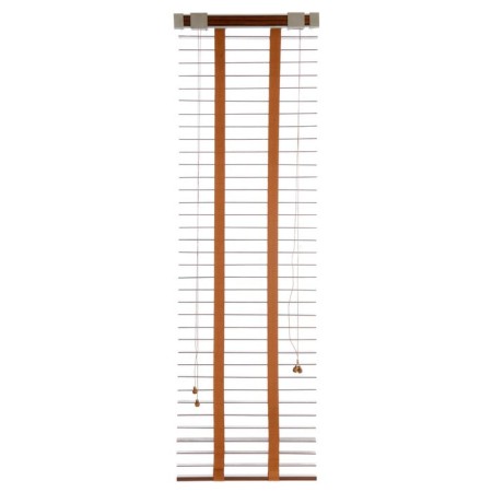Blinds wooden, size 50x160 cm, color is zebrano red-1