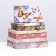 A set of rectangular boxes 4 in 1, "Round dance of butterflies", 30 x 20 x 8 - 24 x 14 x 5 cm