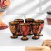 A set of glasses with a tray, 6 pcs - 30 ml, Khokhloma