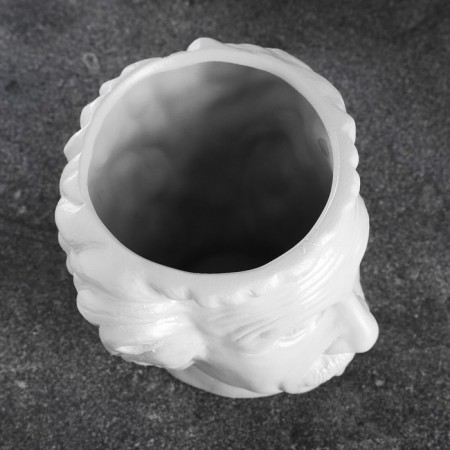 Kashpo - organizer "Einstein" white, 1.6l/ 16x15cm-4