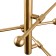 Caustra Freya Fr5115PL-06BZ Maddison, 770x770x980 mm, G9, 6x5W, brass color