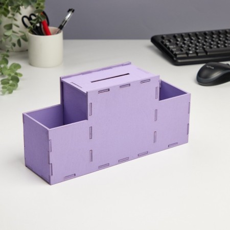 Organizer for the office with a piggy bank "On my dreams and plans!" 28x8.5x14 cm-2