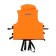 Safety vest yugana, two-sided with a headrest, size 56-62
