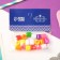 Hair cuffs "Nicky" (set of 20 pcs +/- 3 pcs) plain, 0.5x1 cm, mix