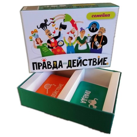 Board game "Truth or action?! Family "-1