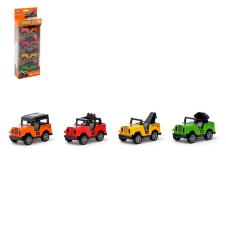 The inertial “jeep” machine, set 4 pcs.