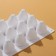 Form for mousse desserts and baking konfinetta "strawberries", silicone, 29 × 17 × 4 cm, 15 cells, white color