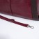 Zipper bag with zipper, burgundy color