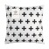 Decorative Ethel Geometry Pillow "Render", 40x40 cm, velor, 100% p/e