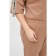 Female suit, size 60, beige color