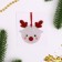 Set for creativity. Create a Christmas tree decoration made of felt "deer"