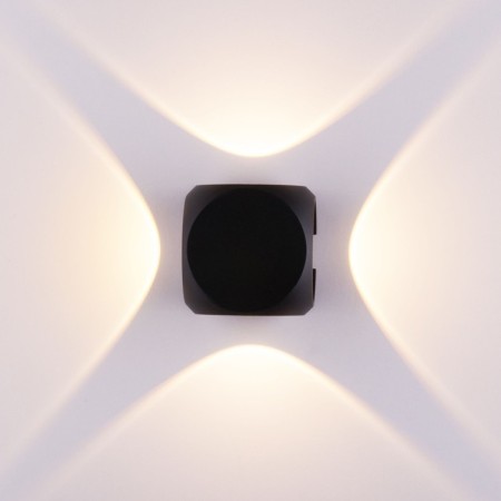 Architectural backlight Elektrostandard, Sube LED 6 W, 65x65x57 mm, IP54, black color-2