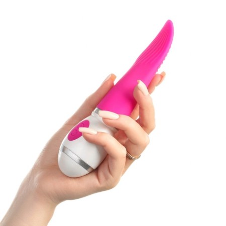 Vibrator-language for clitoral stimulation "Tongue Lick", pink-4