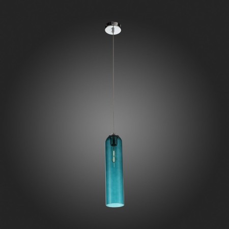 Suspension lamp ST LUCE. SL1145.183.01. Callana. 1x60 watts, E27, 10x10x50 cm, chromium color-2