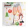 New Year's napkins Paper Harmony Multicoline "Champagne", 24*24 cm 100 sheets