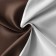 Set of curtains "Milli", size 2x140x270 cm, brown color