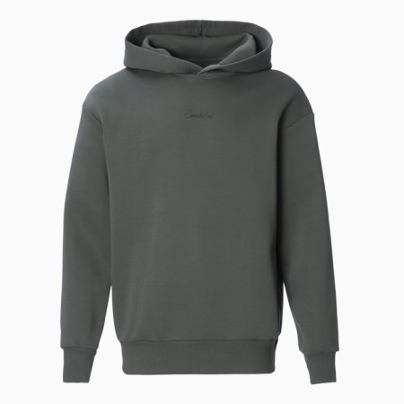 Male sweatshirt was laid down, khaki color, size 50-4