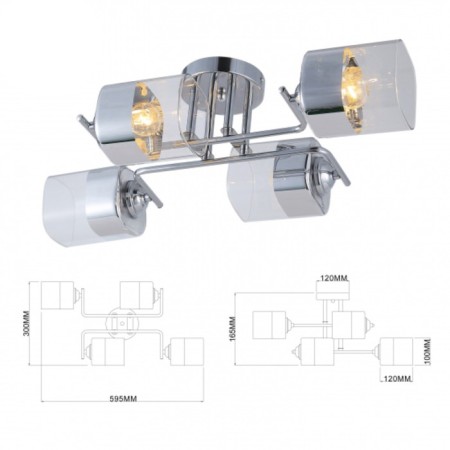 Alana 9113-304 4 X E27 40W chandelier-4