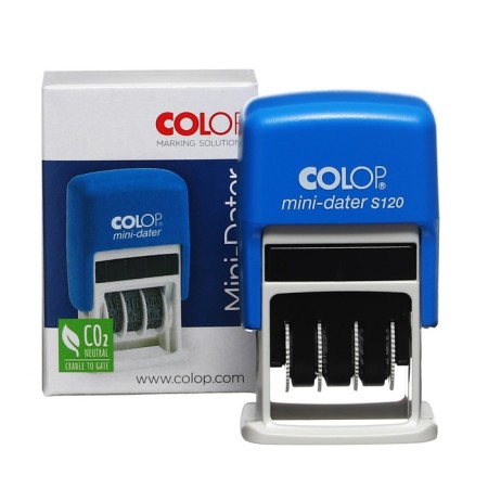 Automatic COLOP S 120 DATER-MINISE, MONTH LETTERS, Font height 3.8 mm-1