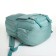 School backpack from textiles, 3 pockets, turquoise color