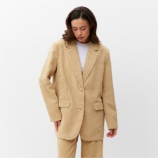 Women's jacket Mist Velvet, p. S-m beige