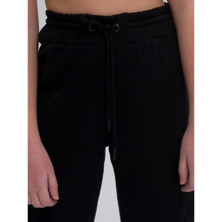 Pants for girls, height 152 cm, black color-8