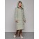 Coat insulated winter female, size 42, green color