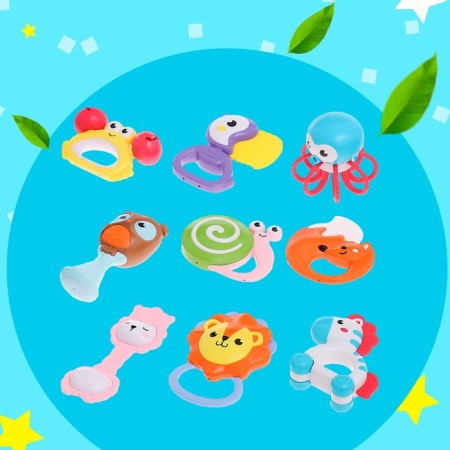 A set of rattles with teeters "Obluka"-6