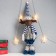 Interior doll "moose in a striped cap and scarf, blue outfit" 52x13x17 cm