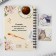 Gift set: notebook A6, 60 sheets and magnetic bookmarks 2 pcs "Best Teacher"