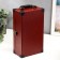 Casket wood, leatherette for a bottle "Bordeaux" 4 items 35.5x20x12 cm