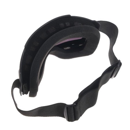 Mask glasses for motor vehicles, collapsible, orange visor, black color-5