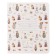 Notebook 12 sheets in a cage on Fairy Tale paper clip, cover coated cardboard, VD-clock, mix