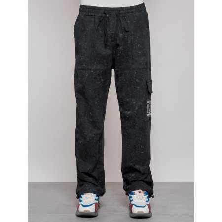 Sports male trousers, size 52, dark green color-8