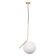 Suspended Gerhort G51140/1m Gab WT, 1x40W, E27, 120x25x25 cm, bronze color
