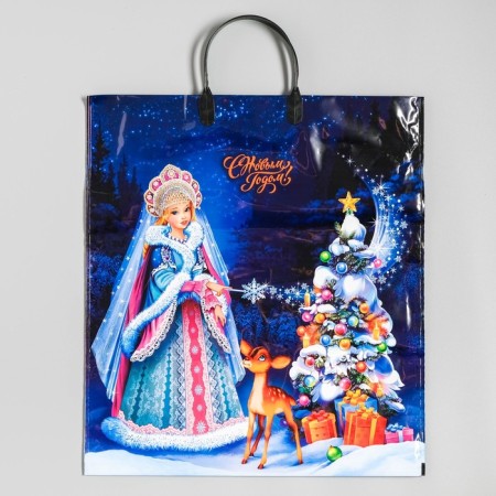 New Year. Package "Fairytale Fairy", polyethylene with a plastic pen, 40x44 cm.