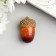 Decor for creativity "Acorus" set 10 pcs 2.7x2 cm