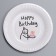 Disposable paper plate "Happy Birthday" Man, 18 cm