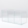Three -sectional 10 liters, 34 x 15 x 20 cm