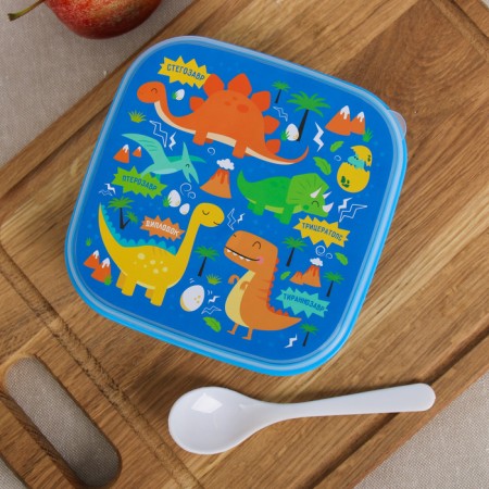 Lunch-Box with a spoon "Dinosaur", 400 ml-2