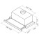 Exto Elica Elite 14 Lux Grix/A/90, built -in, 650 m3/h, 3 speeds, 90 cm, silver.