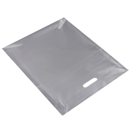 Polyethylene package with a cut pen, silver 40-50 cm, 60 μm-2