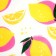 Cosmetic bag for swimsuit "Lemons", 24 x 17 cm.